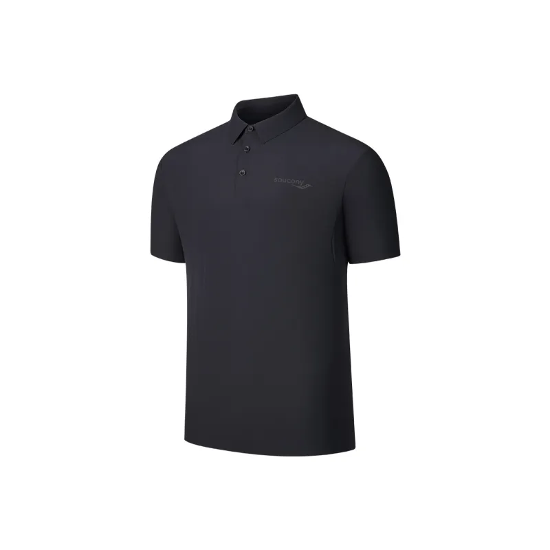 Saucony Polo Shirt Men's Jet Black-0