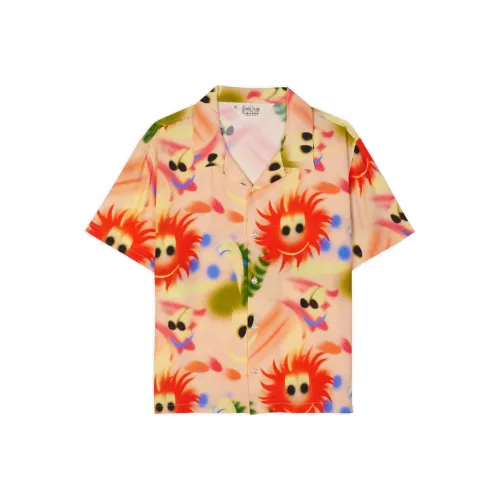 Brain Dead Fuzzy Friends Short Sleeved Button Up Shirt