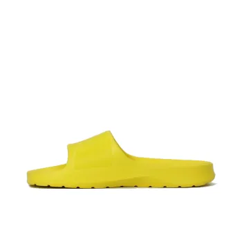 LACOSTE Croco Slide Slippers Women's Yellow