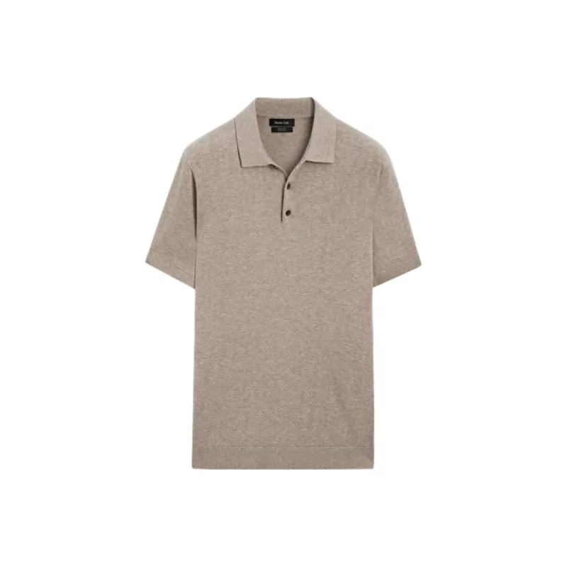 Massimo Dutti Polo Shirt Men's Brown-0