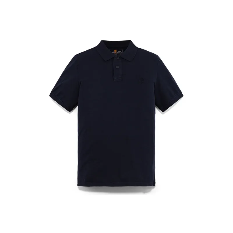 Timberland Polo Shirt Men's Dark Sapphire-0