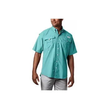 Columbia Shirts Men Turquoise