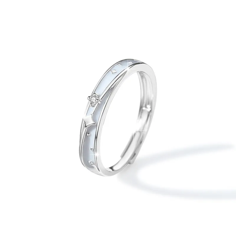 PUTUOSHANWENCHUANG S925 Silver Rings Unisex-2