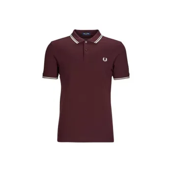FRED PERRY Logo embroidered Cotton Polo Shirt
