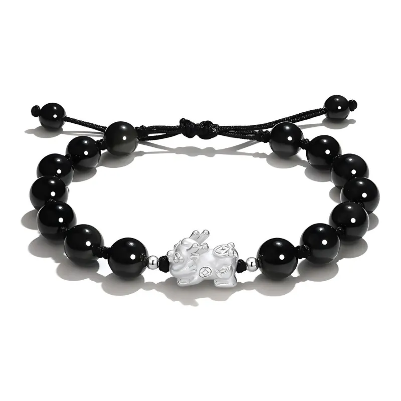 HELA DE HAI Glass Cat Eye Bracelets Unisex-3