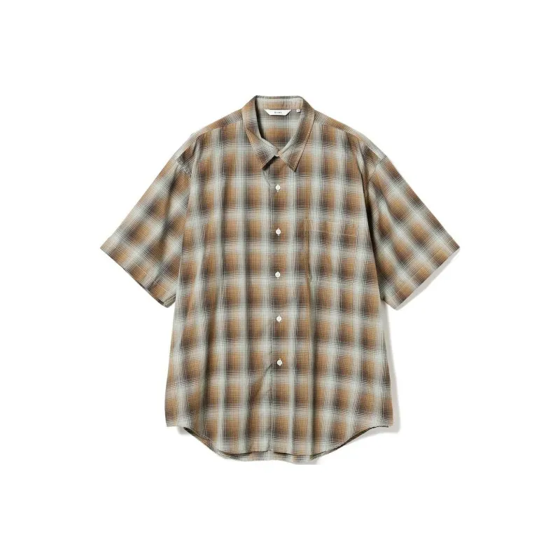 Beams Shirts Men Brown-0