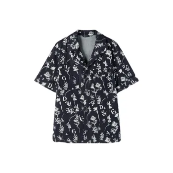 DEGAIA Shirts Men Denim Blue