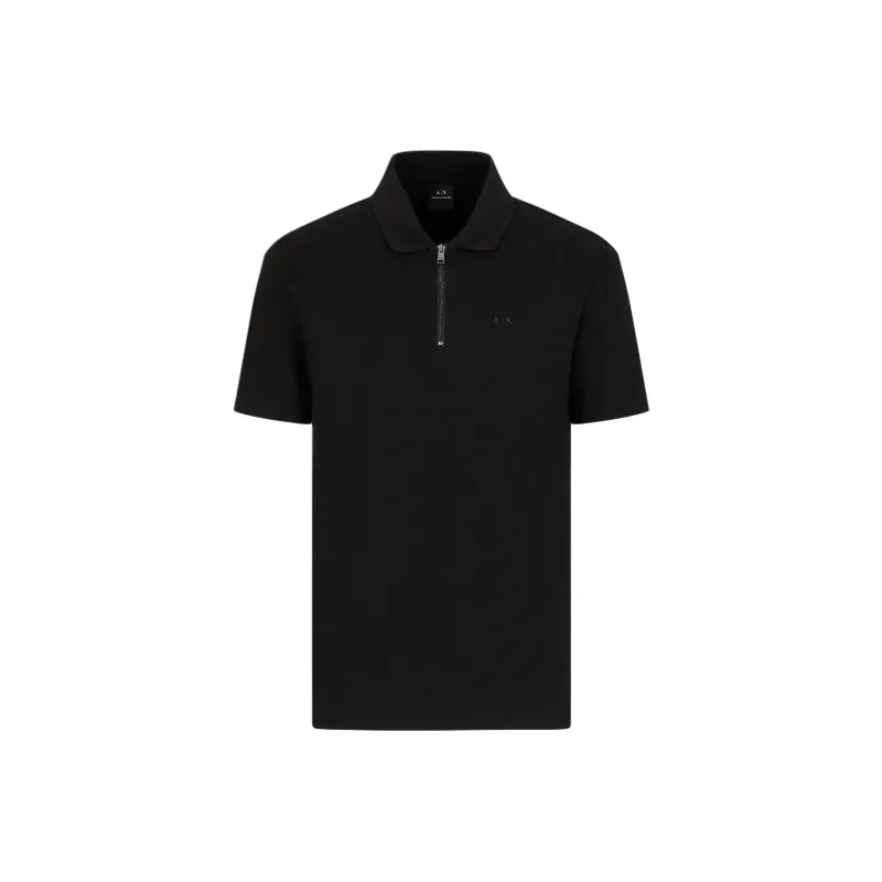 ARMANI EXCHANGE Zip down Collar Polo Shirt-0