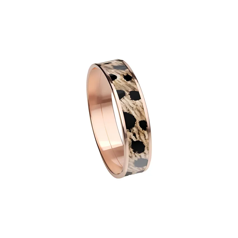 HERMES Rose Gold-Plated Enamel Rings Women's Gold-2