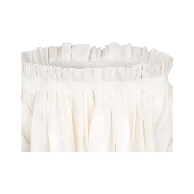 DIOR Off Shoulder Puff Sleeved Cropped Top-6