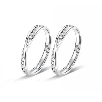 CHINA GOLD Natural Processed Topaz Rings Women's