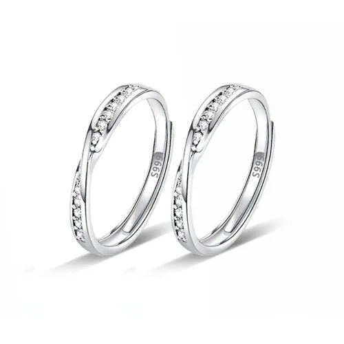 CHINA GOLD Natural Processed Topaz Rings Women's