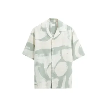 ZARA Shirts Men Lake Green