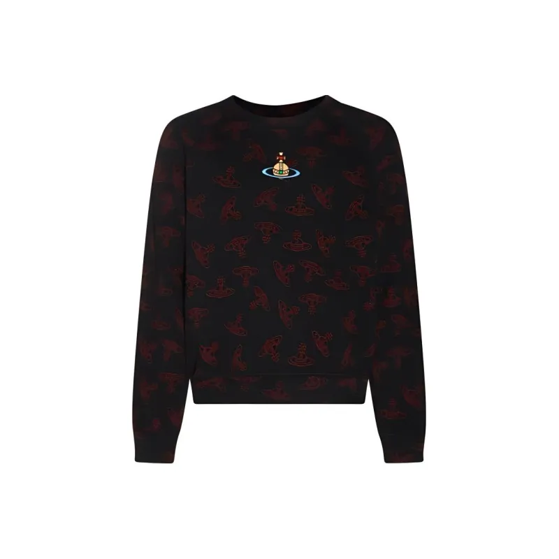 Vivienne Westwood All Over Orb Printed Crewneck Sweatshirt-0