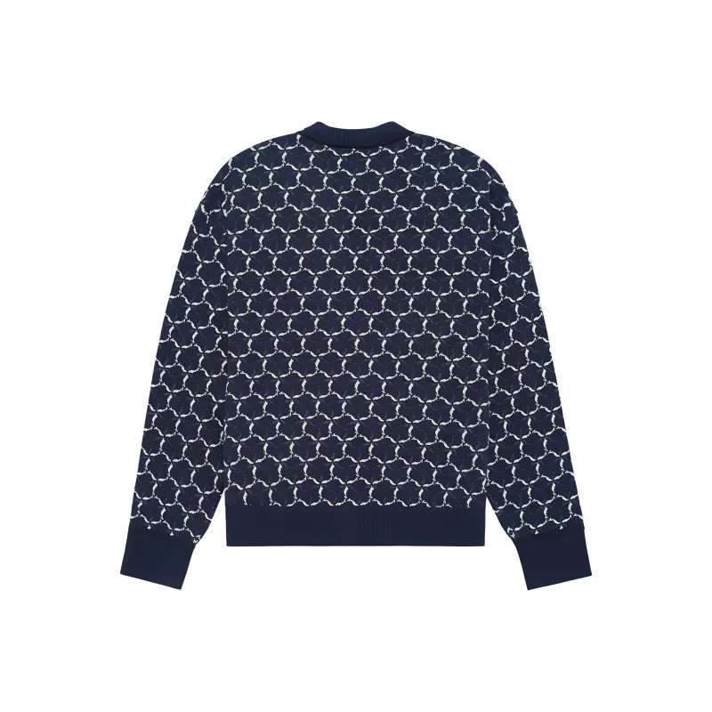 LI NING 1990 Classic Collection Knitwear Women's Dark Marine Blue-1