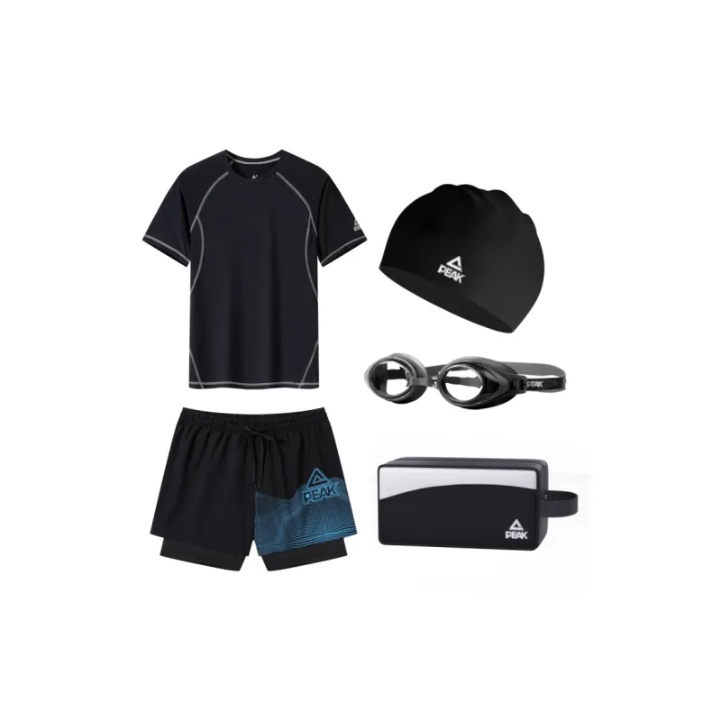 PEAK Swimming Sets Beach, Swimming Pool Men's Black-0