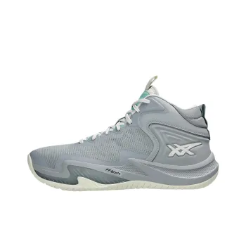 Asics NOVA SURGE 3 Wear resistant And Lightweight Mid Top Basketball Shoes Men's Gray
