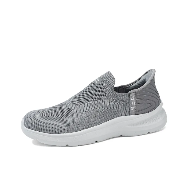 ZULIZ Sports Elderly Shoes Casual Shoes Men Low Top Dark Gray/Dark Blue/All Black-2