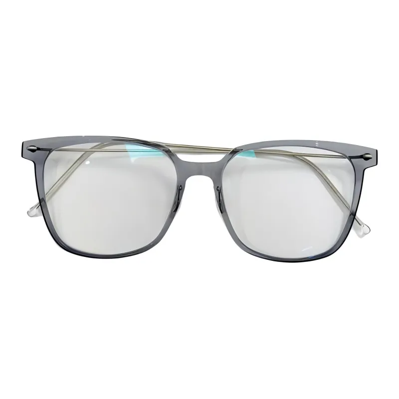 LINDBERG Plate And Titanium Alloy Rectangular Eyeglass Frames Unisex-2