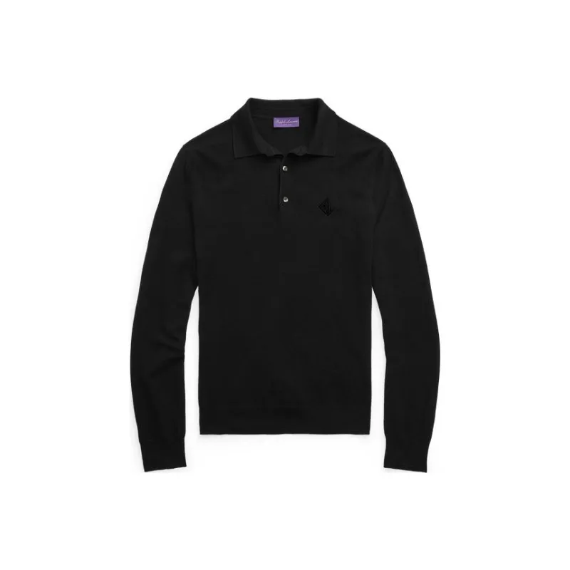 Ralph Lauren Purple Label FW23 Polo Shirt Men's Black-0