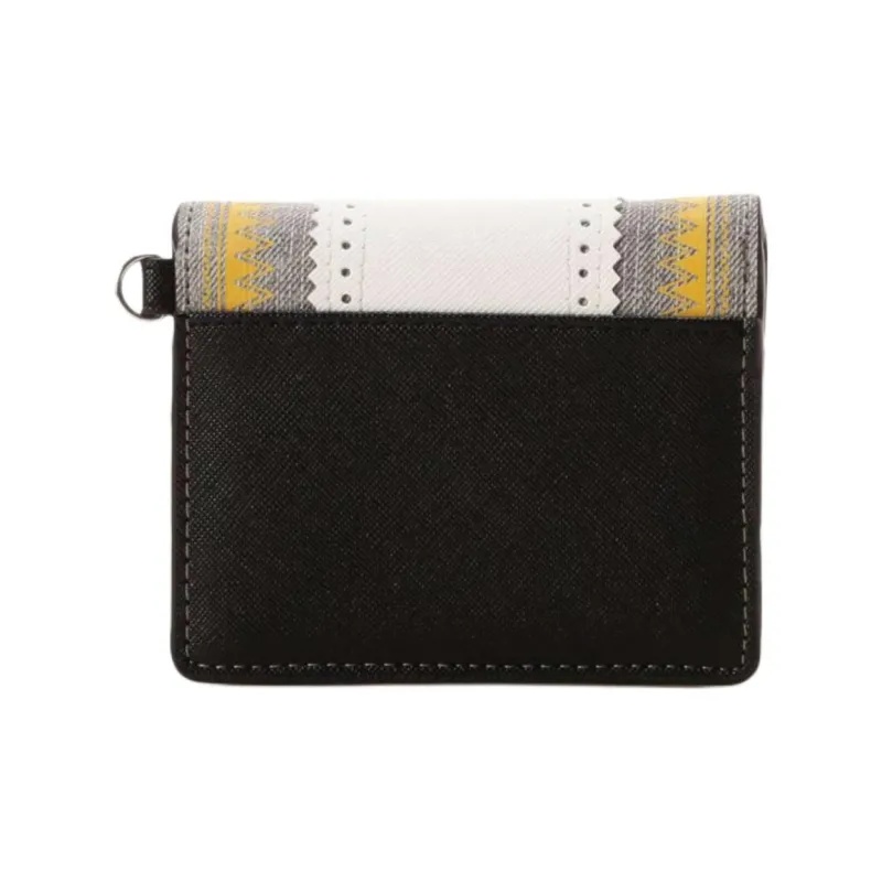 Disney Synthetic Leather Wallet Mini Unisex Yellow & White & Black-2