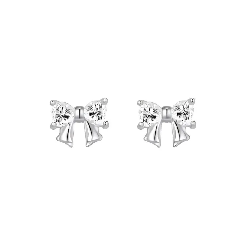 FBRUE 999 Fine Silver Stud Earrings Women's-0