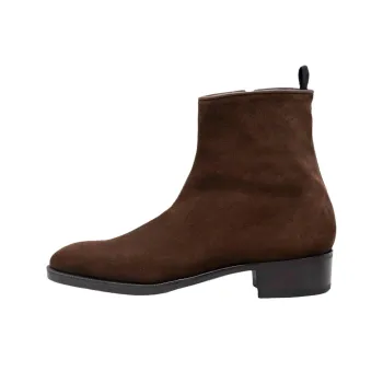 JOHN LOBB Freddi Ankle Boots 4cm Men's Brown