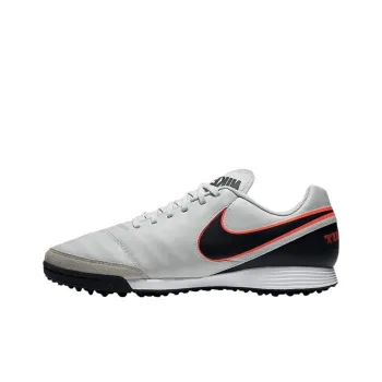 Nike Tiempo Genio 2 Artificial Ground Anti Slip Wear Resistant Soccer Shoes Men's White