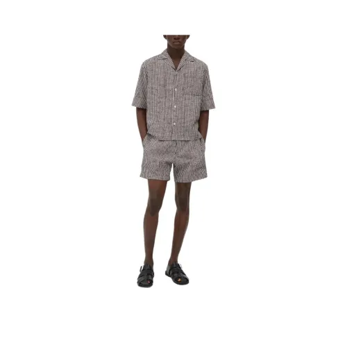 Bottega Veneta Viscose Checked Shirt