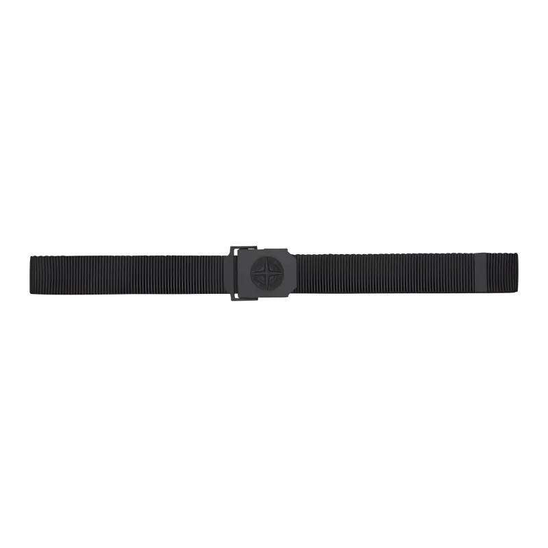 STONE ISLAND Polyester Belt Men's Black -0