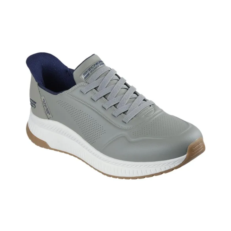 Skechers Low Top Casual Shoes Men's Gray-1