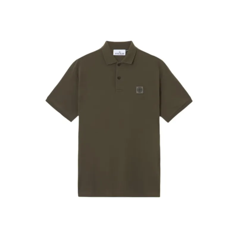 STONE ISLAND Logo patch Polo Shirt-0