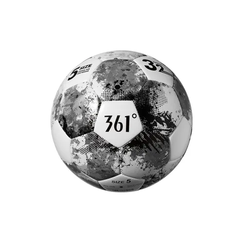 361° Size 45 Soccer PVC Machine Stitched Soccer Ball Unisex Black