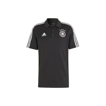 Adidas Germany Dna 3 Stripes Polo Shirt Polo Shirt Men's Black
