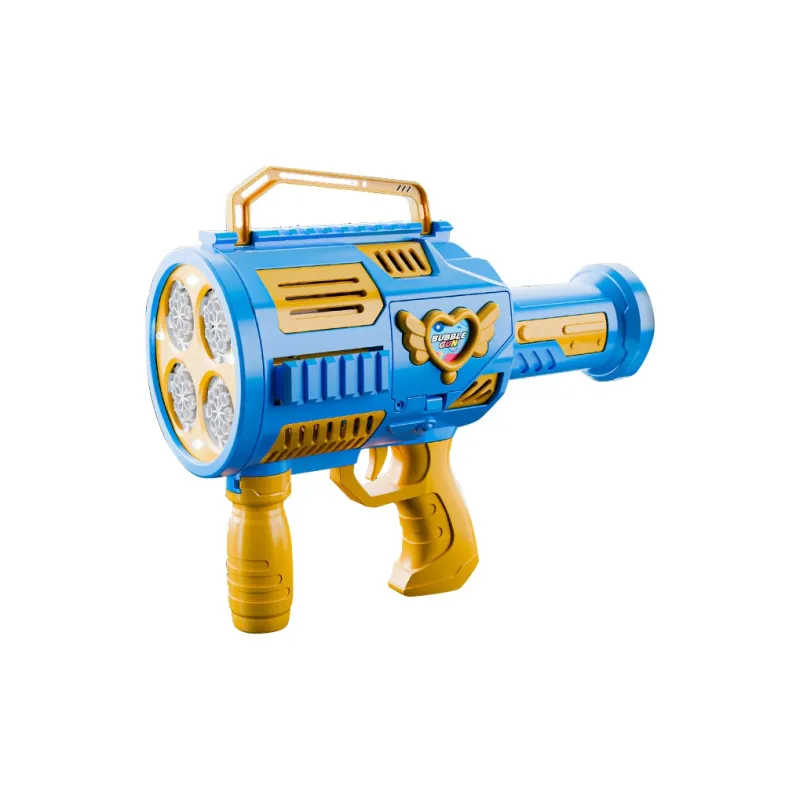 Cute Baby Four Cylinder Bubble Blower Machine, Handheld Electric Bubble Machines-4