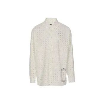 MM6 Maison Margiela Logo Printed Long Sleeved Shirt