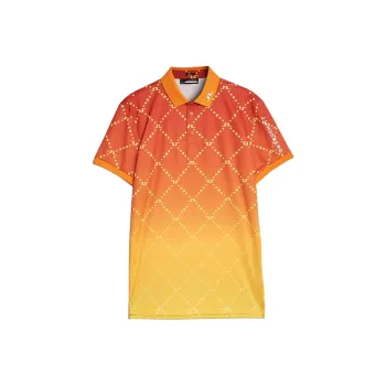 J.Lindeberg Polo Shirt Men's Orange Red