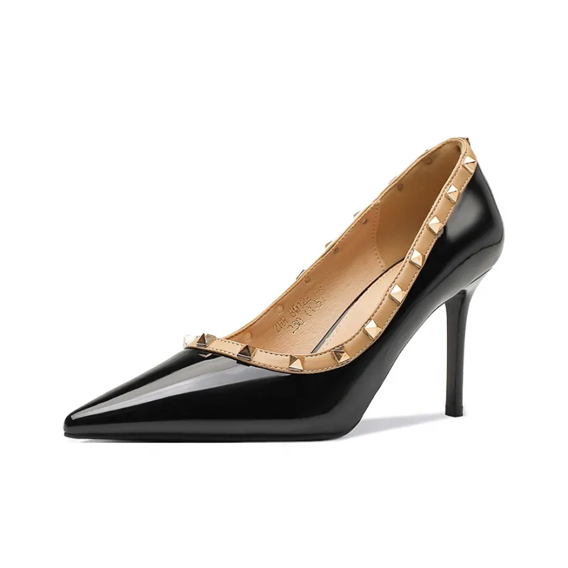 ZHR Slim Heel High Heels 8cm Women's Box-0