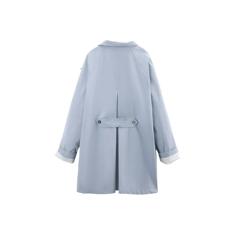 A Paradise For Awakening Trench Coat Women's-8