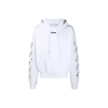 OFF WHITE Airport Tape Double Layered Hoodie