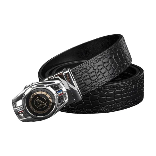 JONNY MOORE Top Grain Cow Leather Belts Men's 3.5cm