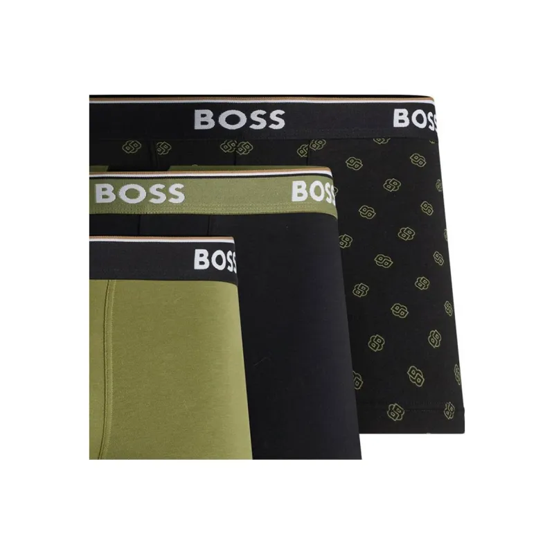 HUGO BOSS Logo print Boxers Pack Of Three-4