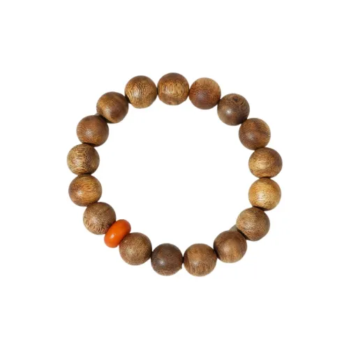 JITING Agarwood Single Wrap, Beaded Bracelet Unisex