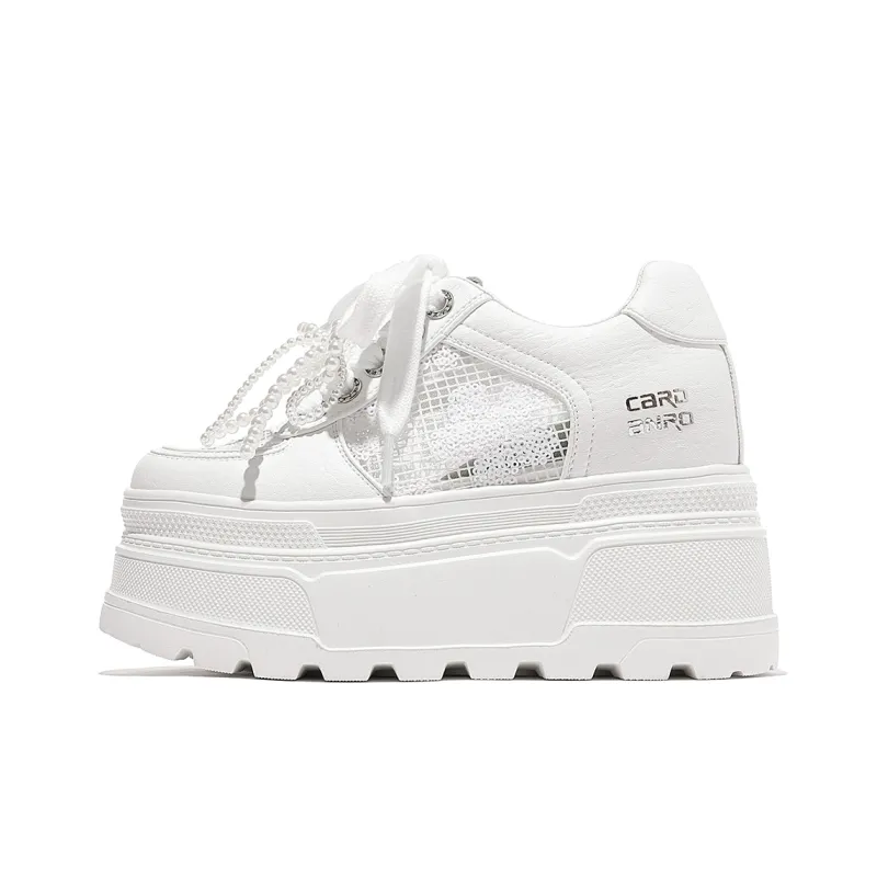 CARDANRO Small sized Sky Vegetables Low Top Skateboard Shoes Women's-0