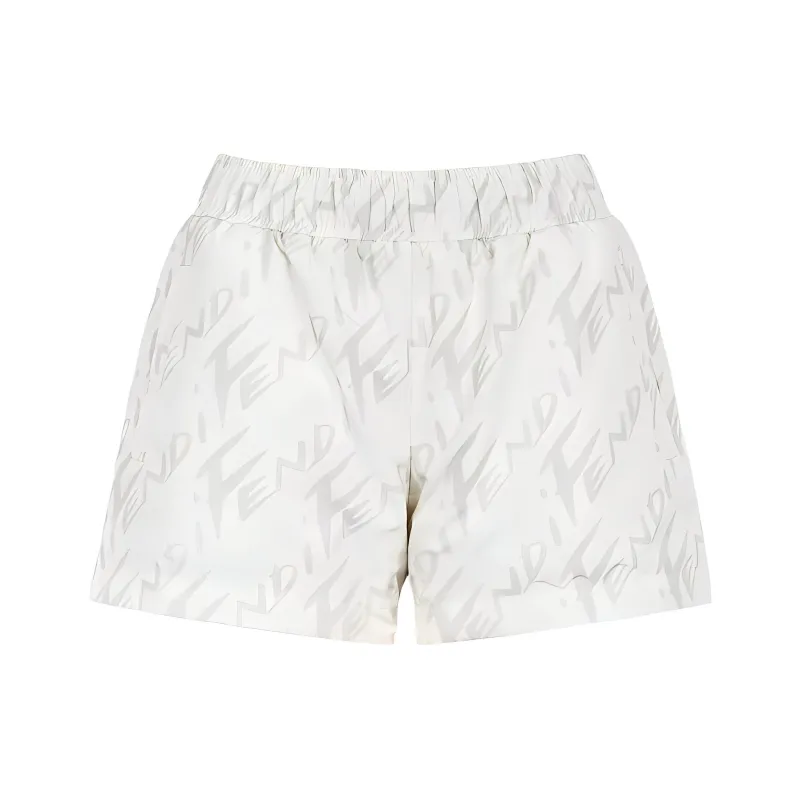 FENDI Casual Shorts Women's White-2
