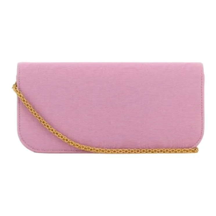Valentino GARAVANI Fabric Clutch Women's Pink-1