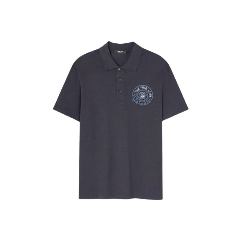 VERSACE Short Sleeved Polo Shirt-0