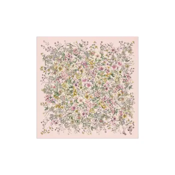 DIOR Mulberry Silk, Twill Silk Scarves Unisex Pink