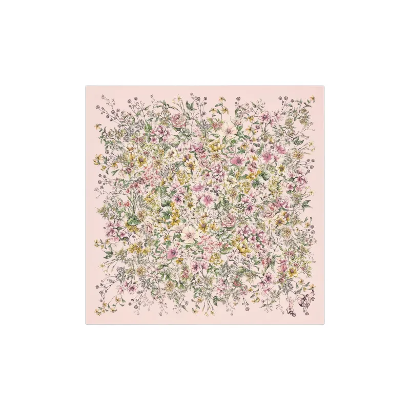 DIOR Mulberry Silk, Twill Silk Scarves Unisex Pink-0