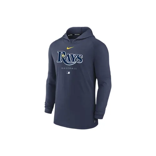 Nike Atlanta charcoal Authentic Collection Men's More nike Dri FIT Mlb Pullover Hoodie